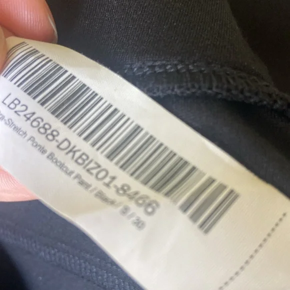 Quince Ultra Stretch Ponte Bootcut Pants Sz S Black - Picture 4 of 7